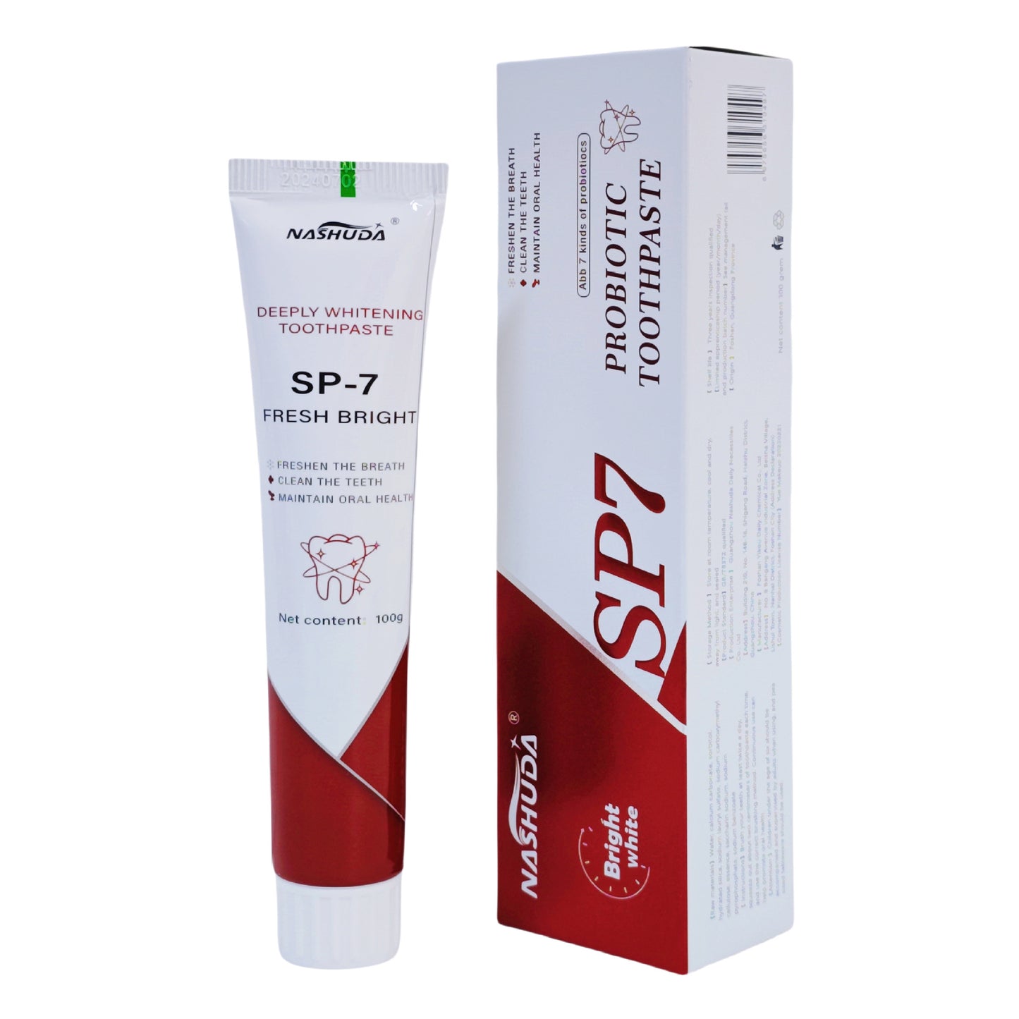 Whitening toothpastes